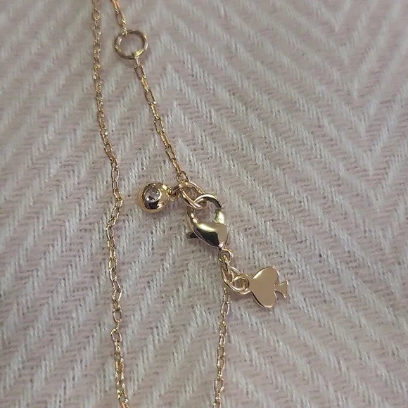 Kate Spade Gold and Silver Clover Necklace - Picture 4 of 5